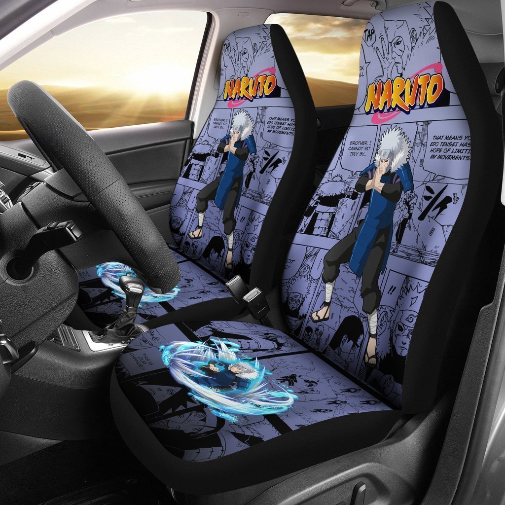 Tobirama Jutsu Car Seat Covers Custom Manga Anime Car Accessories - Gearcarcover - 1