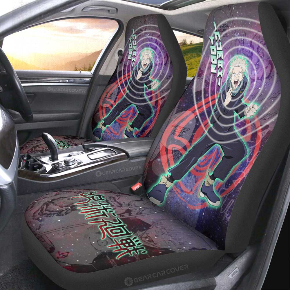 Toge Inumaki Car Seat Covers Custom Galaxy Manga Style - Gearcarcover - 2