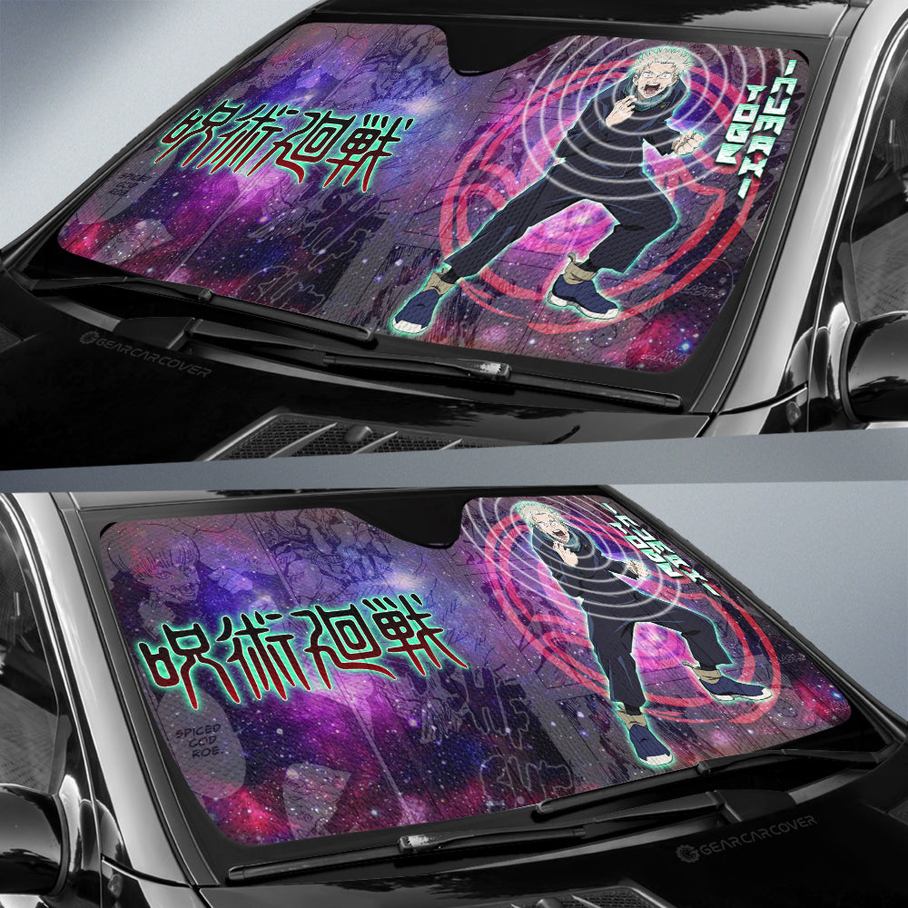 Toge Inumaki Car Sunshade Custom Galaxy Manga Style - Gearcarcover - 2