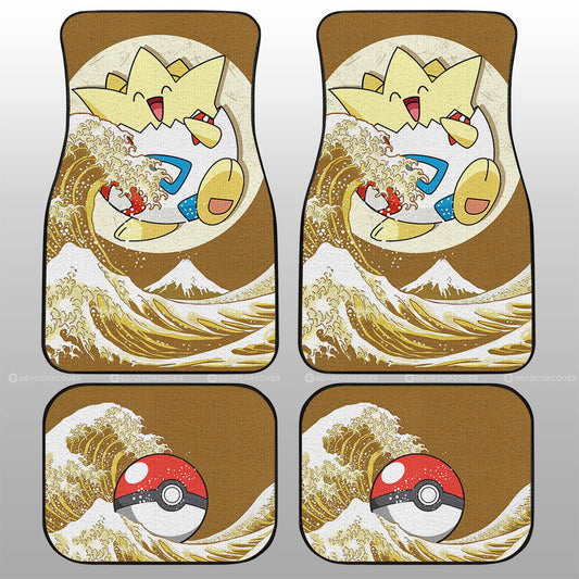 Togepi Car Floor Mats Custom Pokemon Car Accessories - Gearcarcover - 1