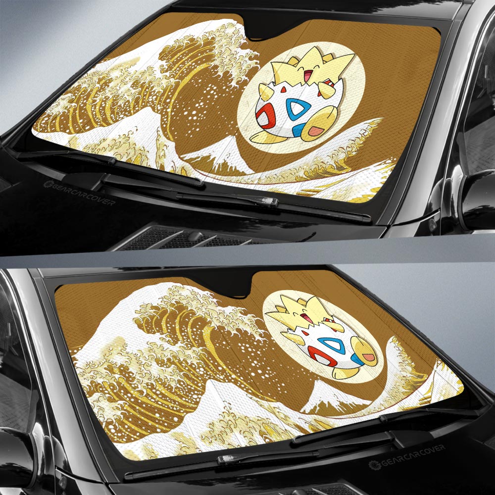 Togepi Car Sunshade Custom Pokemon Car Accessories - Gearcarcover - 2