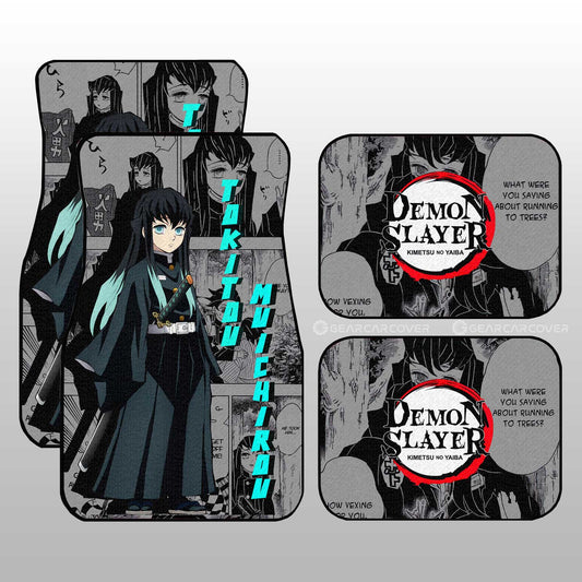 Tokitou Muichirou Car Floor Mats Custom Mix Mangas - Gearcarcover - 1