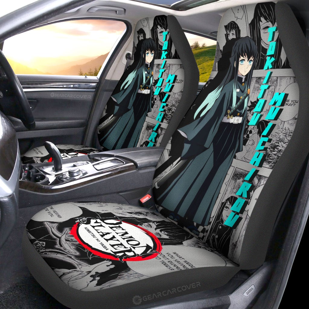 Tokitou Muichirou Car Seat Covers Custom Mix Mangas - Gearcarcover - 2