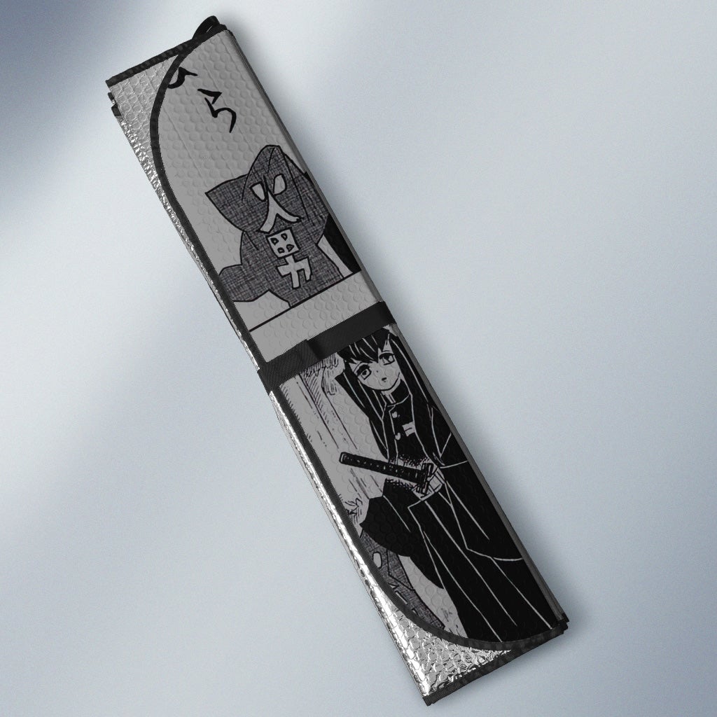 Tokitou Muichirou Car Sunshade Custom Mix Mangas - Gearcarcover - 3