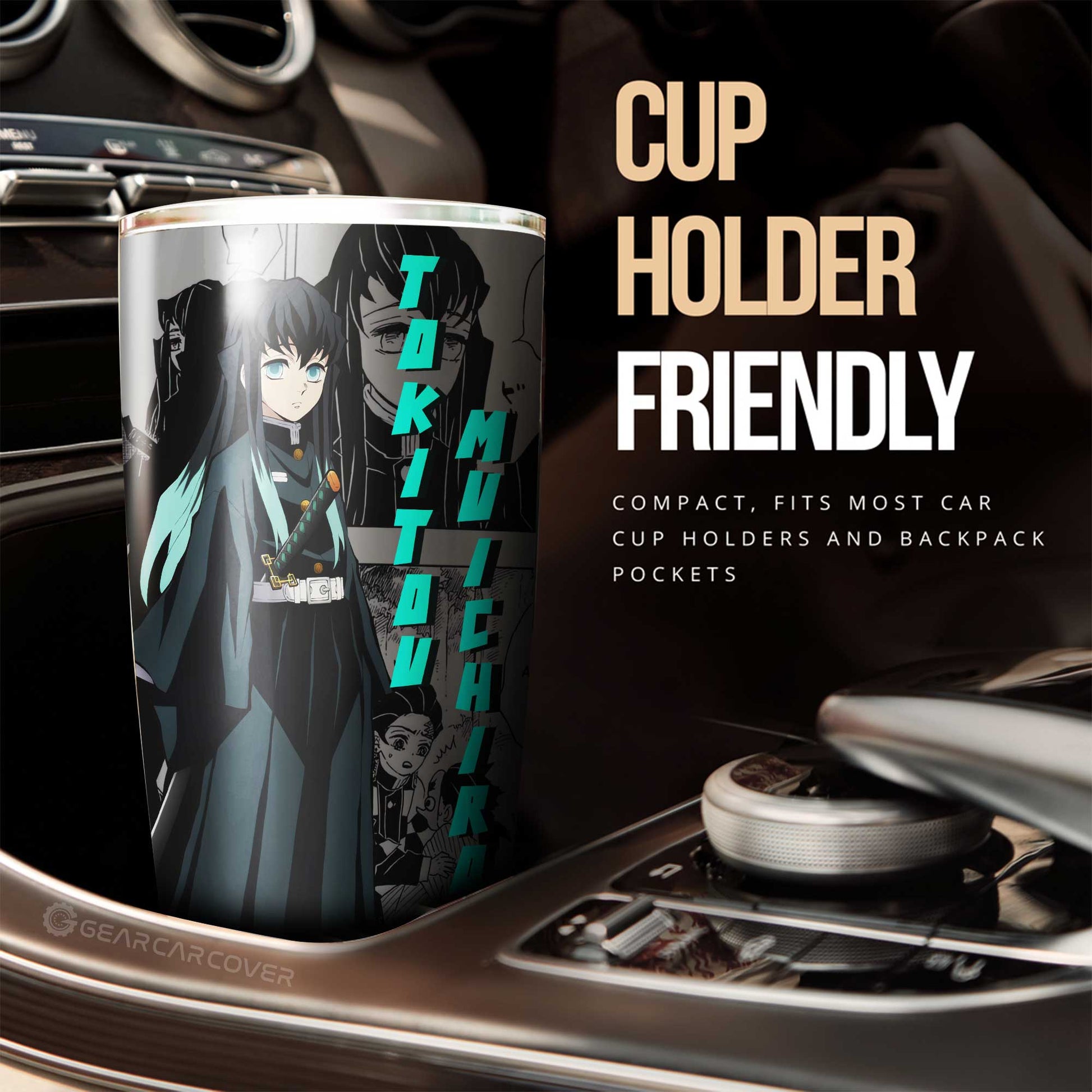 Tokitou Muichirou Tumbler Cup Custom Mix Mangas - Gearcarcover - 3