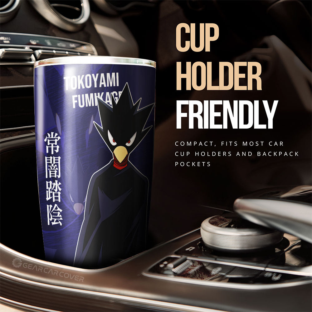 Tokoyami Fumikage Tumbler Cup Custom Car Accessories For Fans - Gearcarcover - 2