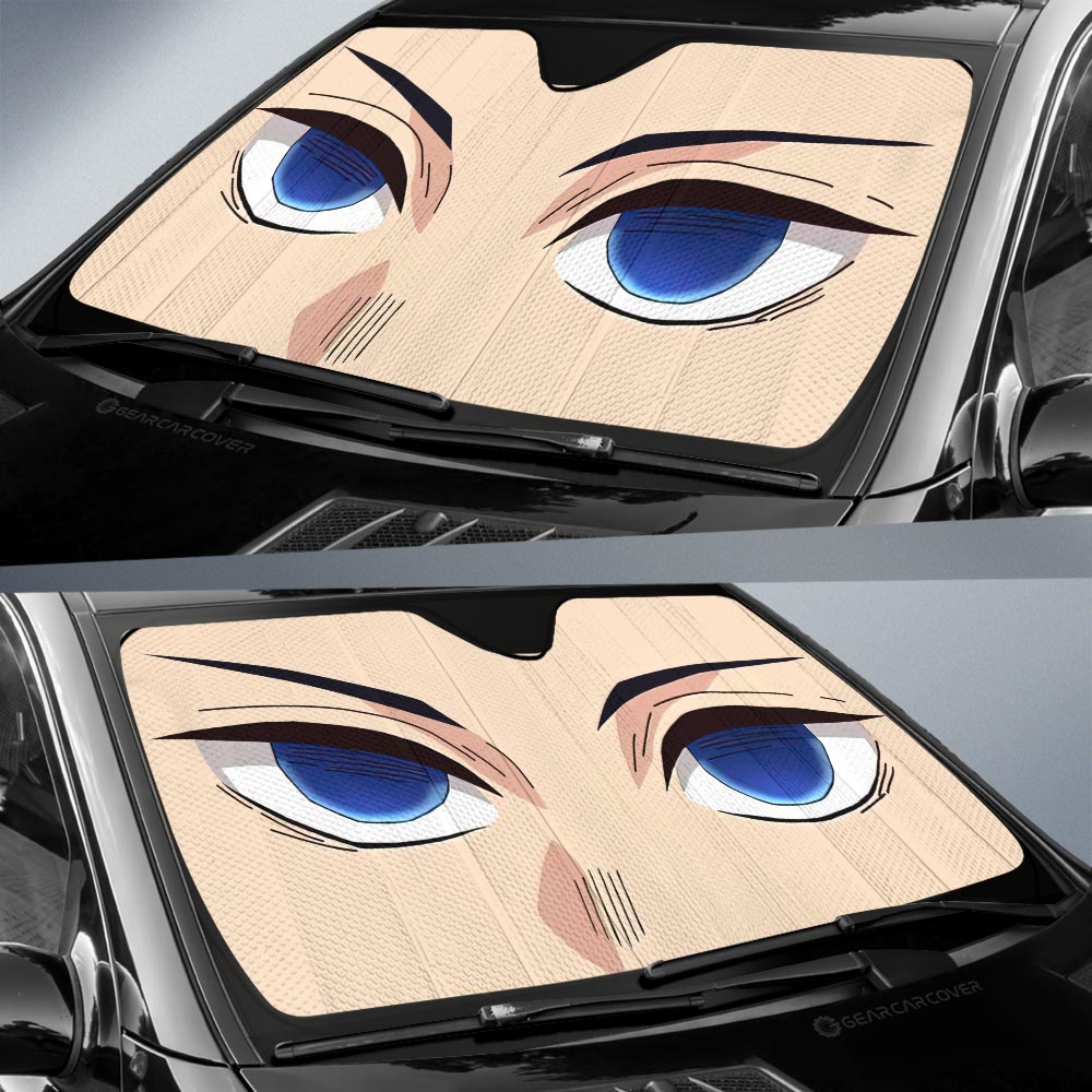 Tomioka Giyuu Car Sunshade Custom Car Accessories For Fans - Gearcarcover - 3
