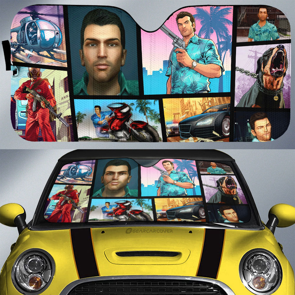 Tommy Vercetti Car Sunshade Custom Car Accessories - Gearcarcover - 1