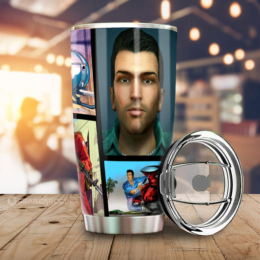 Tommy Vercetti Tumbler Cup Custom Car Accessories - Gearcarcover - 2