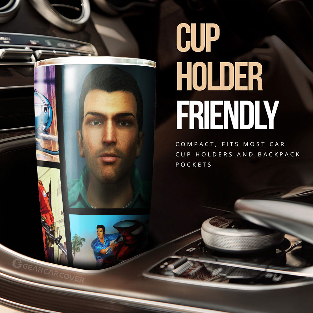 Tommy Vercetti Tumbler Cup Custom Car Accessories - Gearcarcover - 3