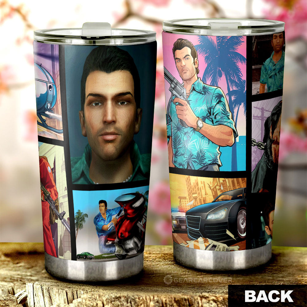 Tommy Vercetti Tumbler Cup Custom Car Accessories - Gearcarcover - 1