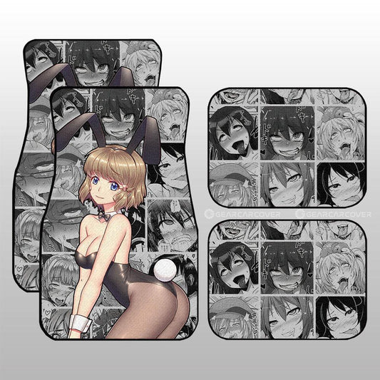 Tomoe Koga Car Floor Mats Custom Bunny Girl Senpai Car Accessories - Gearcarcover - 1