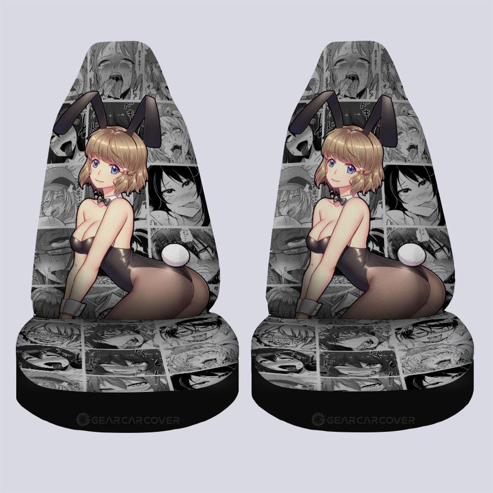 Tomoe Koga Car Seat Covers Custom Bunny Girl Senpai Car Accessories - Gearcarcover - 4