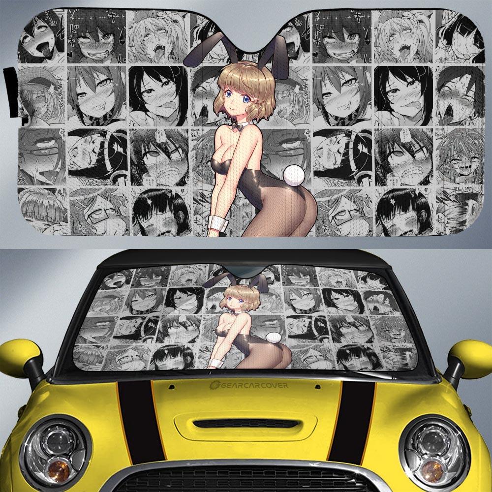 Tomoe Koga Car Sunshade Custom Bunny Girl Senpai Car Accessories - Gearcarcover - 1