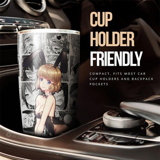 Tomoe Koga Tumbler Cup Custom Bunny Girl Senpai Car Accessories - Gearcarcover - 2