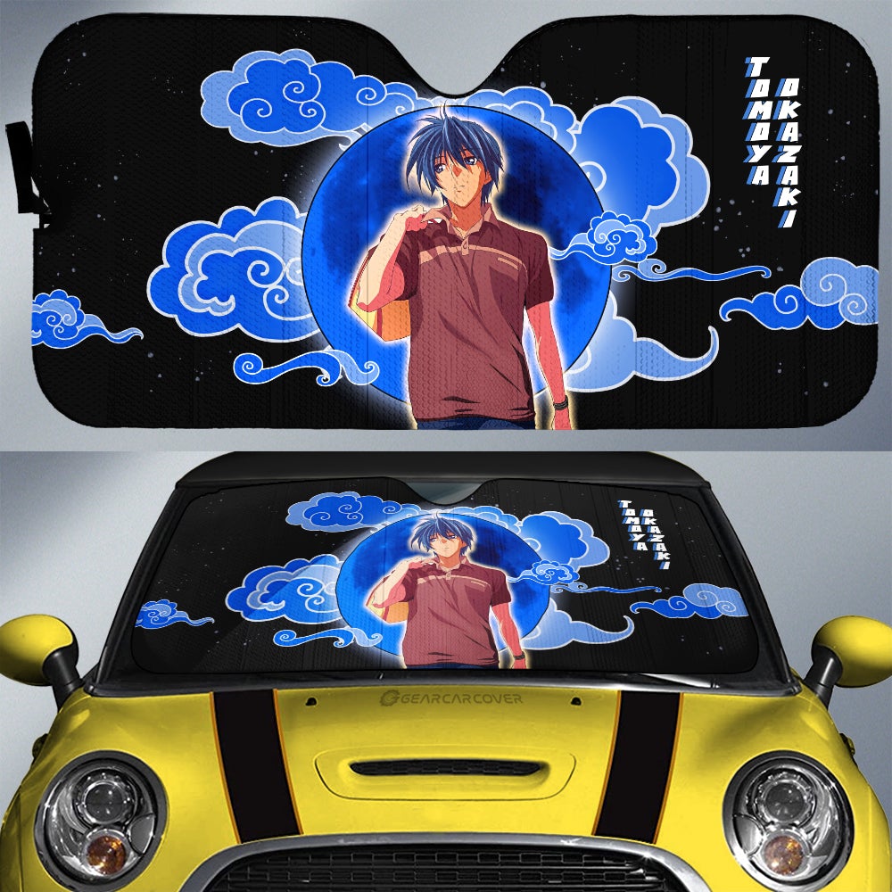 Tomoya Okazaki Car Sunshade Custom Car Accessories - Gearcarcover - 1