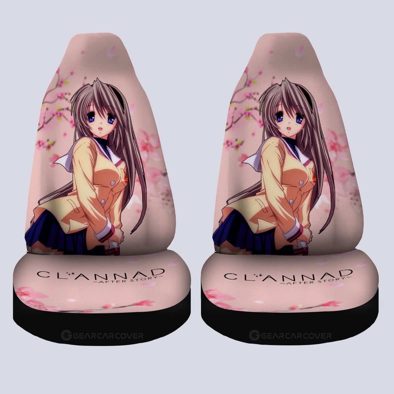 Tomoyo Sakagami Car Seat Covers Custom Car Accessories - Gearcarcover - 4