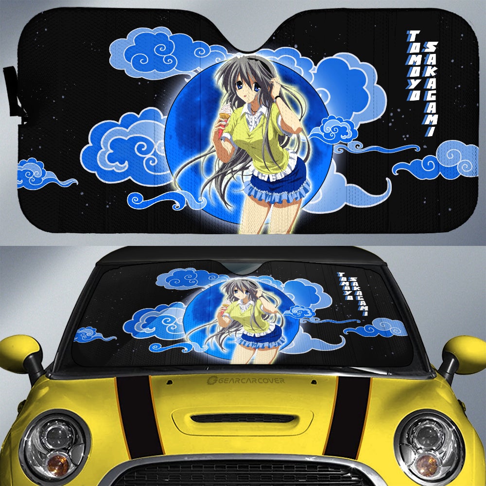 Tomoyo Sakagami Car Sunshade Custom Car Accessories - Gearcarcover - 1