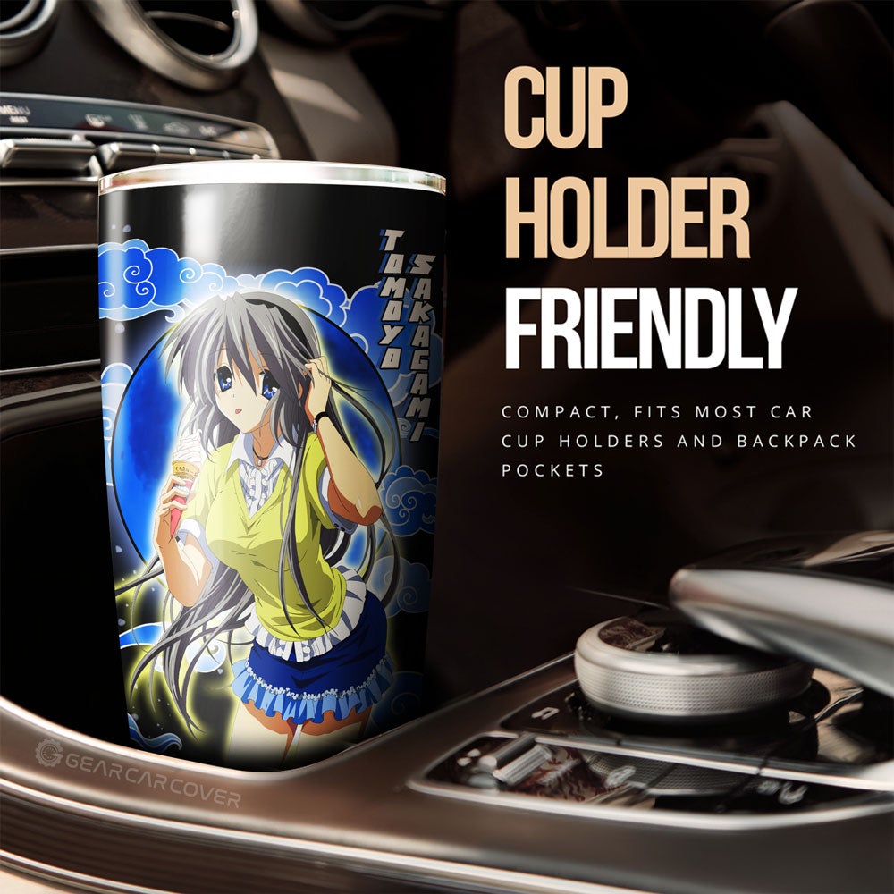 Tomoyo Sakagami Tumbler Cup Custom Car Accessories - Gearcarcover - 2