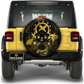 Tony Tony Chopper Spare Tire Cover Custom Gold Silhouette Style - Gearcarcover - 1