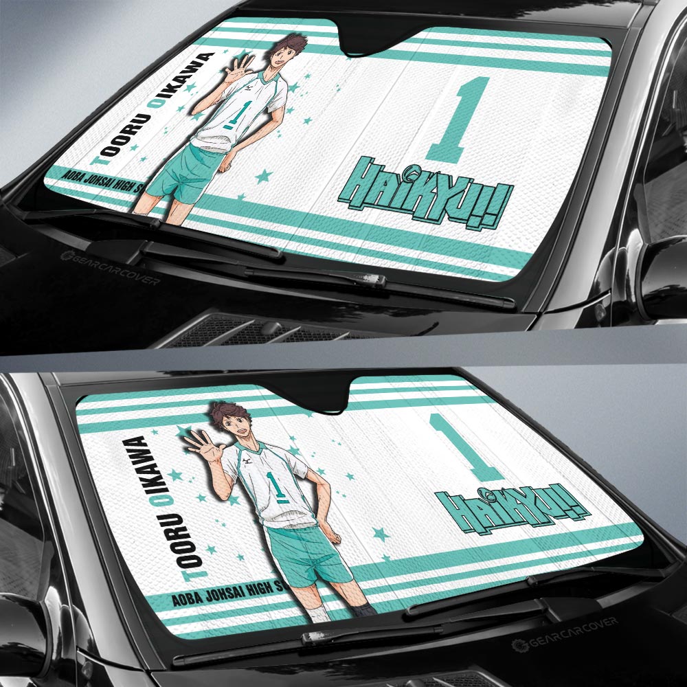 Tooru Oikawa Car Sunshade Custom Car Accessories - Gearcarcover - 2