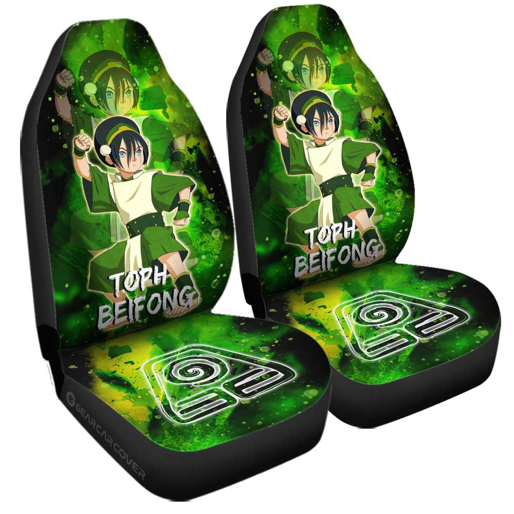 Toph Beifong Car Seat Covers Custom Avatar The Last - Gearcarcover - 3