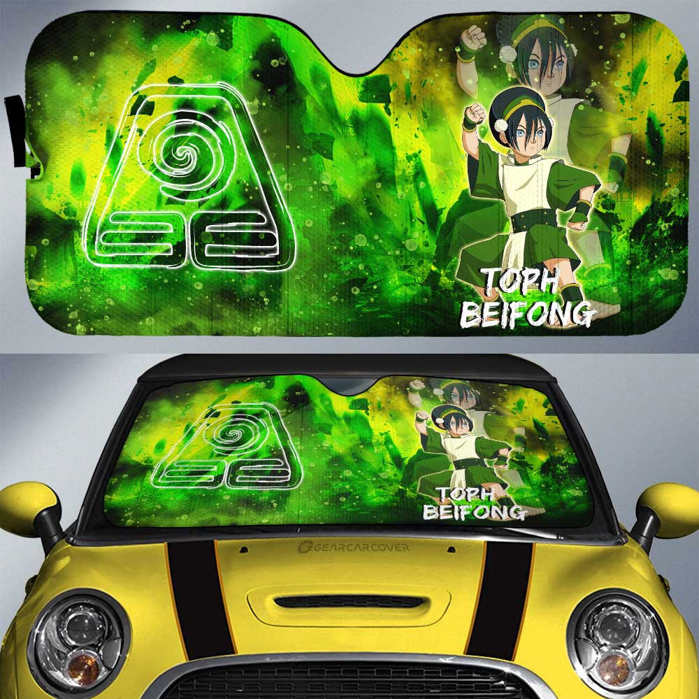 Toph Beifong Car Sunshade Custom Avatar The Last - Gearcarcover - 1
