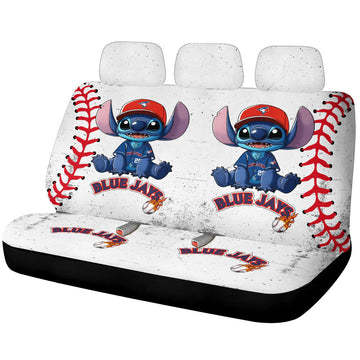Toronto Blue Jays Car Back Seat Covers Stitch Theme Collection - Gearcarcover - 1