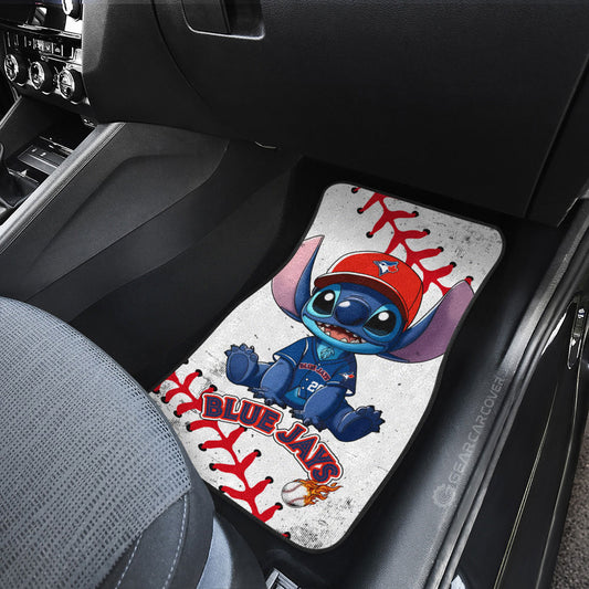 Toronto Blue Jays Car Floor Mats Stitch Theme Collection - Gearcarcover - 2
