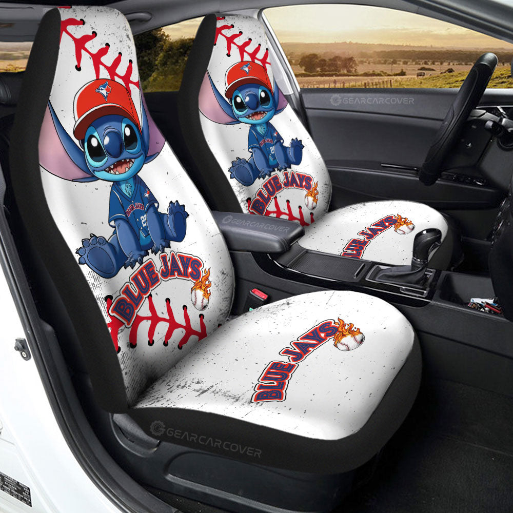 Toronto Blue Jays Car Seat Covers Stitch Theme Collection - Gearcarcover - 2