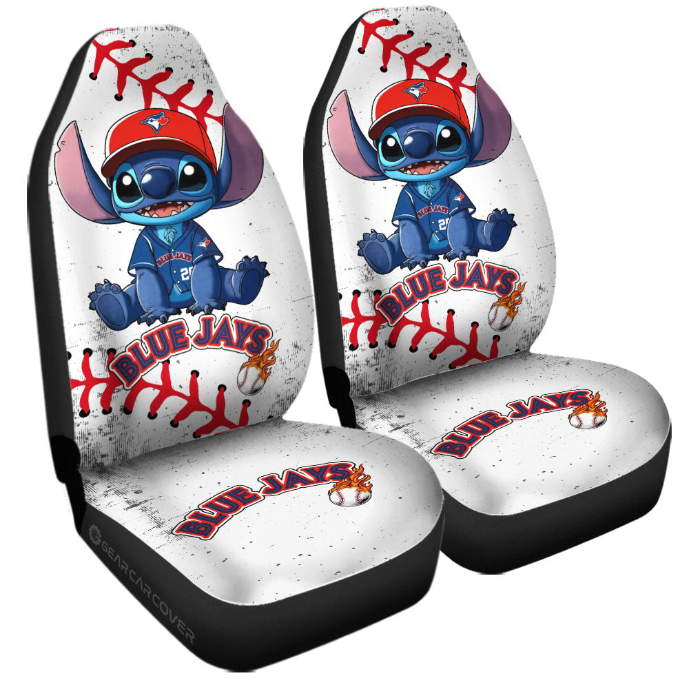 Toronto Blue Jays Car Seat Covers Stitch Theme Collection - Gearcarcover - 3