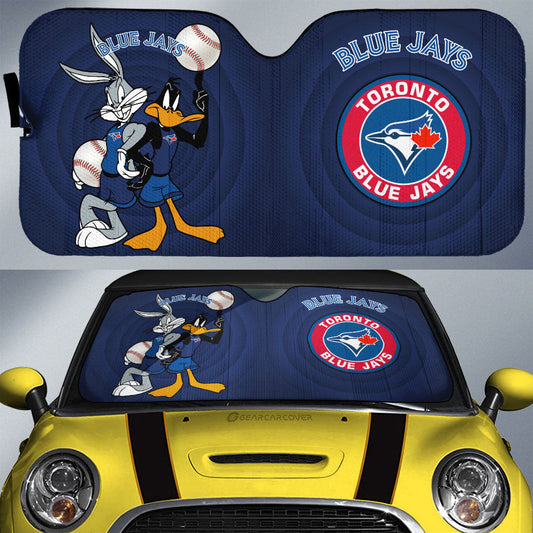 Toronto Blue Jays Car Sunshade Custom Car Accessories - Gearcarcover - 1