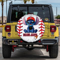 Toronto Blue Jays Spare Tire Covers Camera Hole Stitch Theme Collection - Gearcarcover - 3