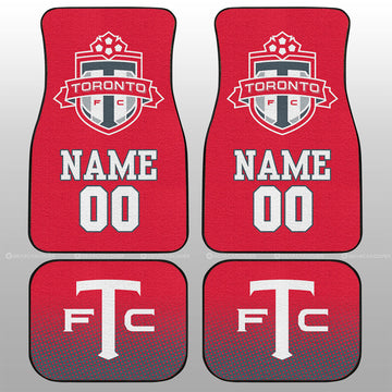 Toronto FC Car Floor Mats Sporty Team Collection - Gearcarcover - 1