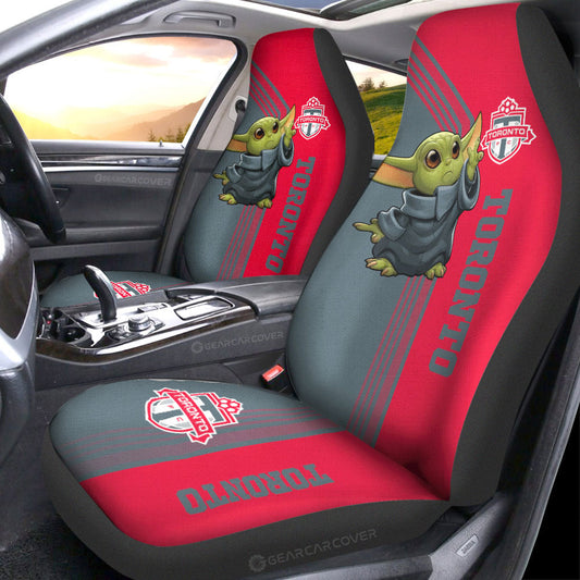 Toronto FC Car Seat Covers Baby Yoda Car Accessories - Gearcarcover - 1