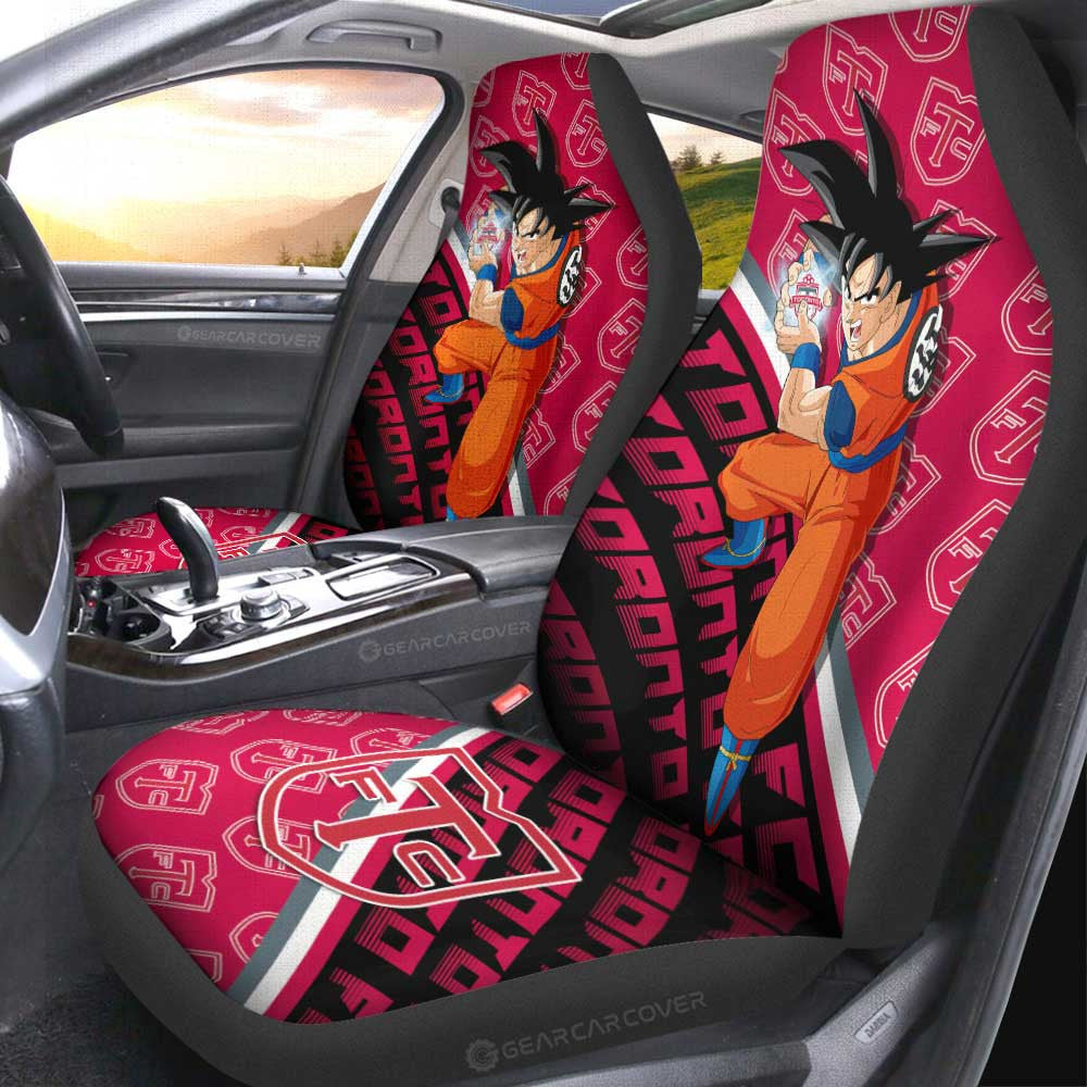 Toronto FC Car Seat Covers Goku Car Accessories For Fans - Gearcarcover - 2