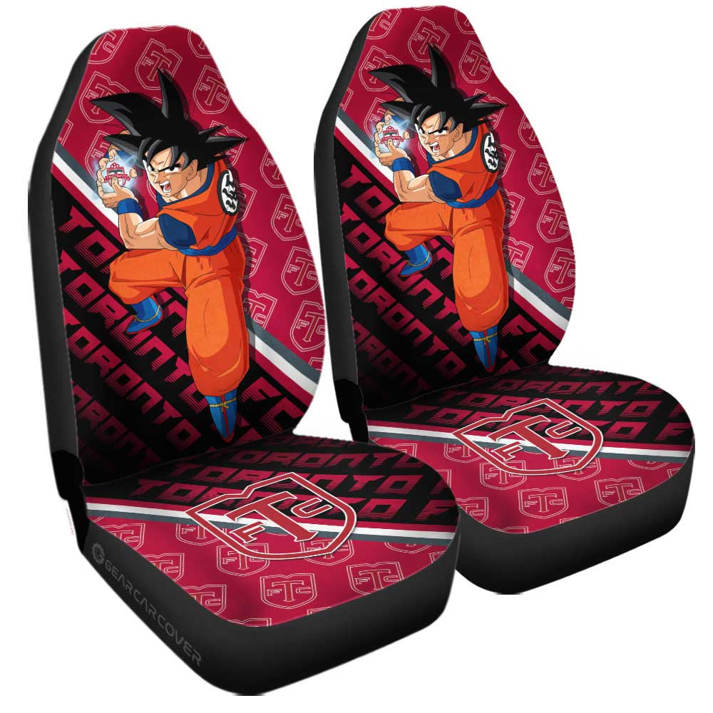 Toronto FC Car Seat Covers Goku Car Accessories For Fans - Gearcarcover - 3