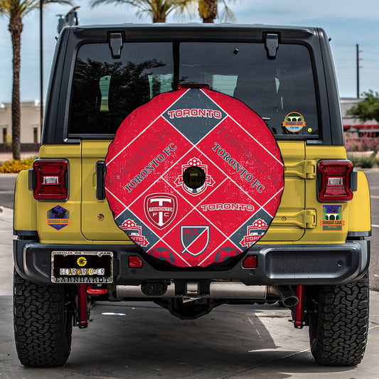 Toronto FC Spare Tire Covers Camera Hole Sporty Team Collection - Gearcarcover - 2