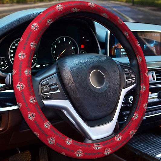 Toronto FC Steering Wheel Cover Sporty Team Collection - Gearcarcover - 1