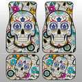 Toronto Maple Leafs Car Floor Mats Custom Sugar Skull Car Accessories - Gearcarcover - 1