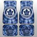 Toronto Maple Leafs Car Floor Mats Custom Tie Dye Car Accessories - Gearcarcover - 1