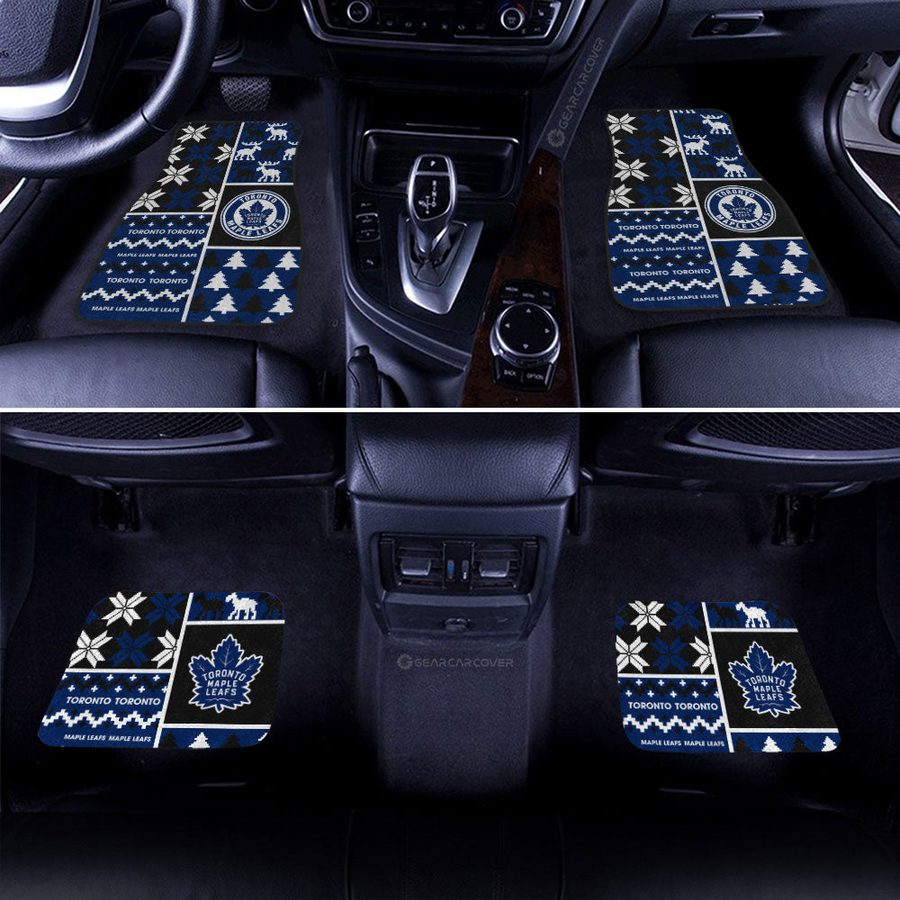 Toronto Maple Leafs Car Floor Mats Custom Ugly Style Car Accessories - Gearcarcover - 2