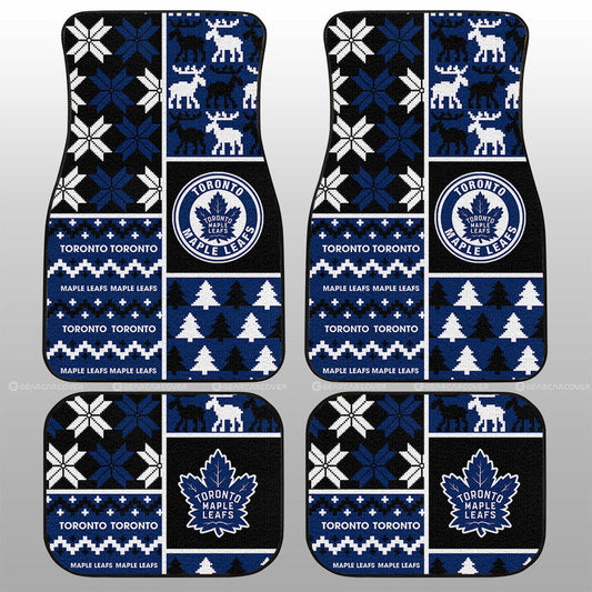 Toronto Maple Leafs Car Floor Mats Custom Ugly Style Car Accessories - Gearcarcover - 1