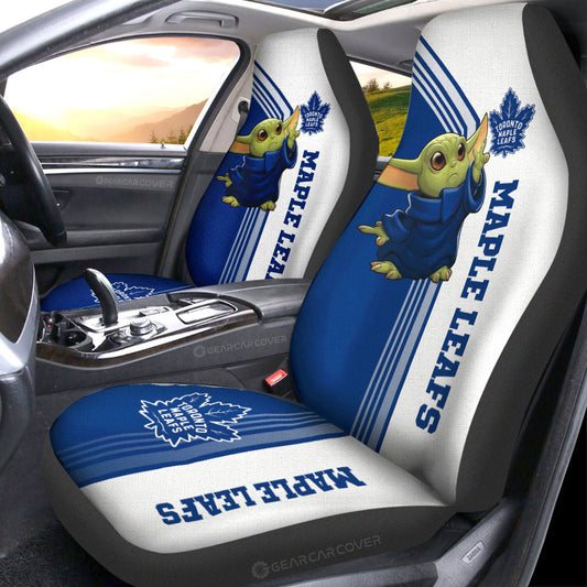 Toronto Maple Leafs Car Seat Covers Baby Yoda Car Accessories - Gearcarcover - 1