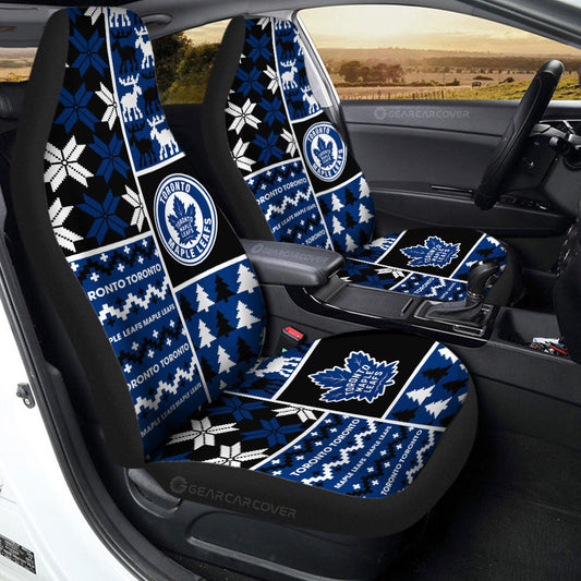 Toronto Maple Leafs Car Seat Covers Custom Ugly Style Car Accessories - Gearcarcover - 2