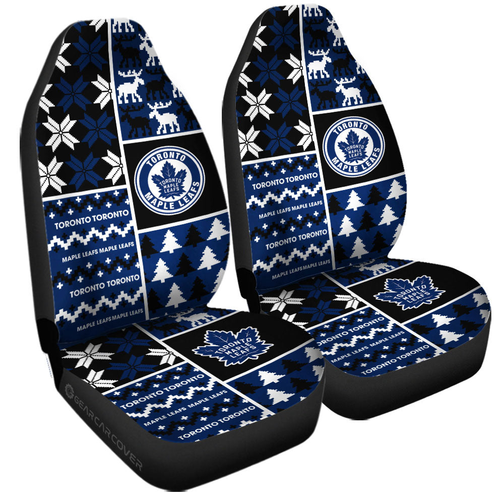 Toronto Maple Leafs Car Seat Covers Custom Ugly Style Car Accessories - Gearcarcover - 3