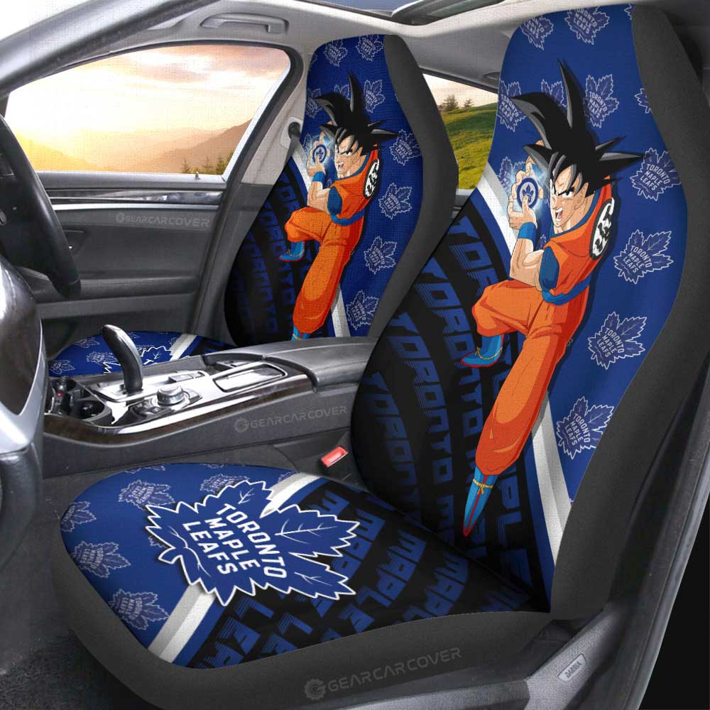 Toronto Maple Leafs Car Seat Covers Goku Car Decorations For Fans - Gearcarcover - 2