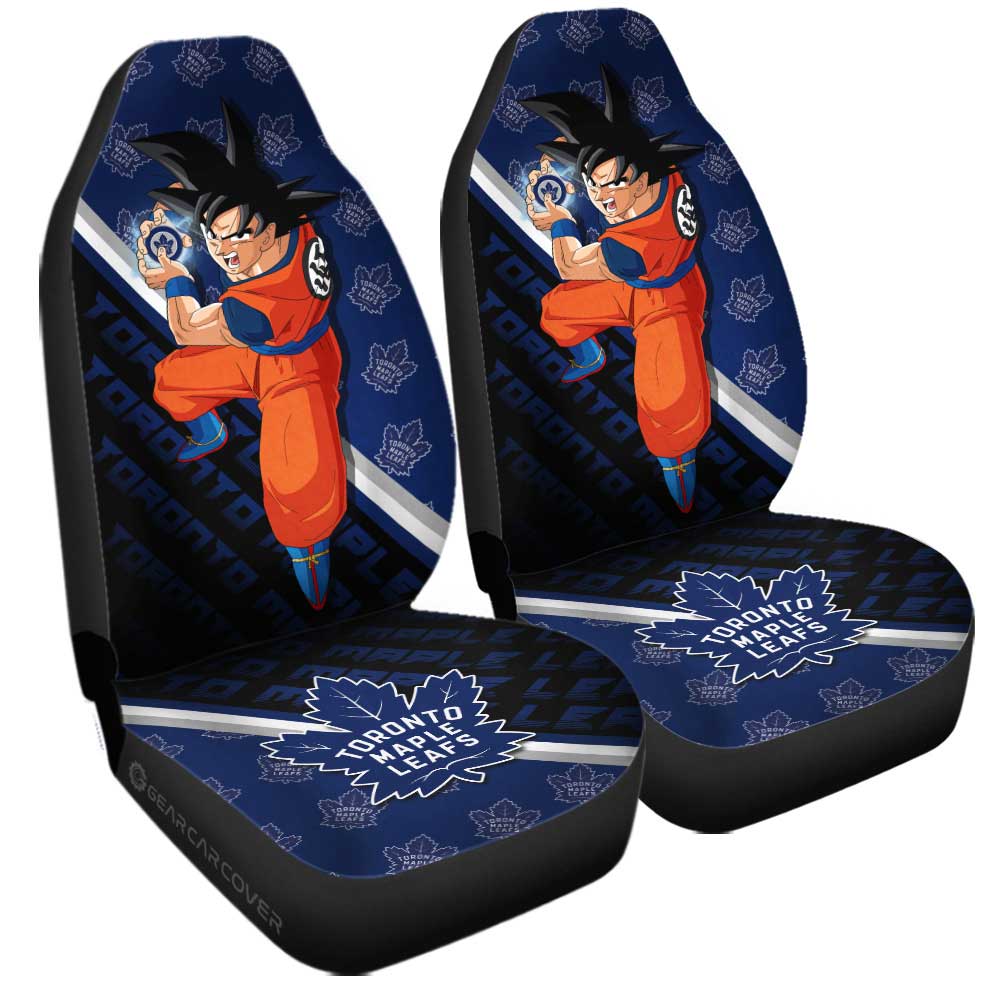 Toronto Maple Leafs Car Seat Covers Goku Car Decorations For Fans - Gearcarcover - 3