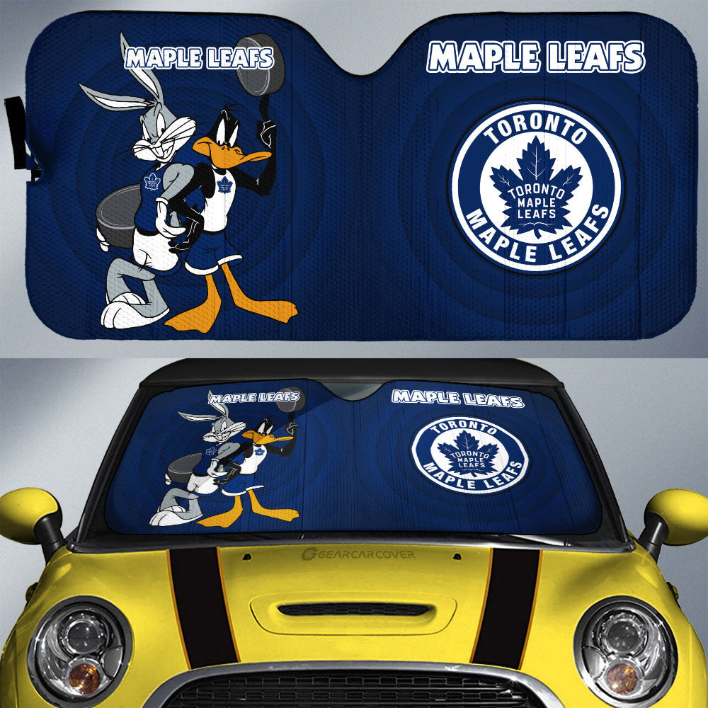 Toronto Maple Leafs Car Sunshade Custom Car Accessories - Gearcarcover - 1