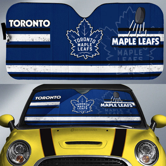 Toronto Maple Leafs Car Sunshade Custom Car Accessories - Gearcarcover - 1